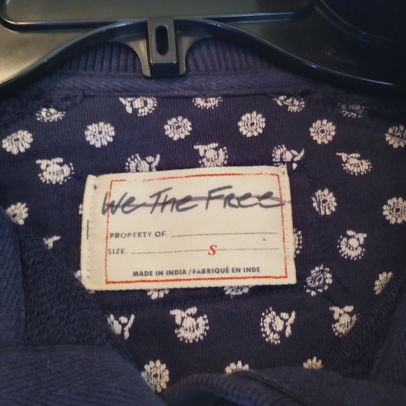 Free People Oversized Slouchy Heritage Track Jacket Floral Pattern Contrast Line - Picture 4 of 7